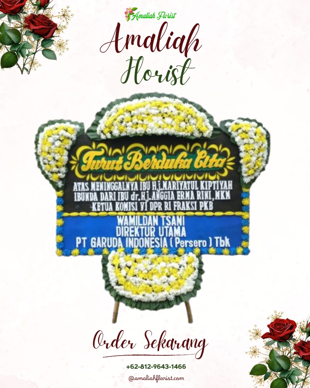 Papan Bunga Duka Cigemlong